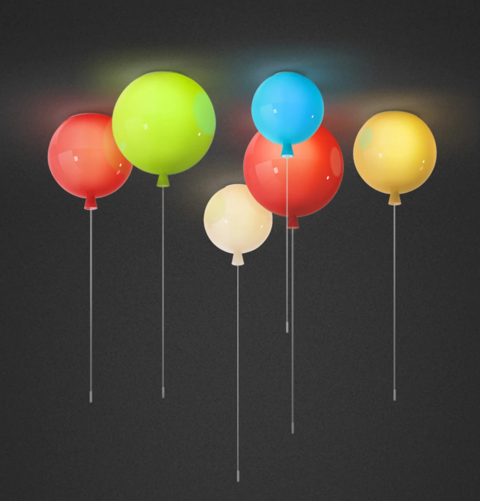 Children Room Balloon Ceiling Light With Pull Switch - Image 10
