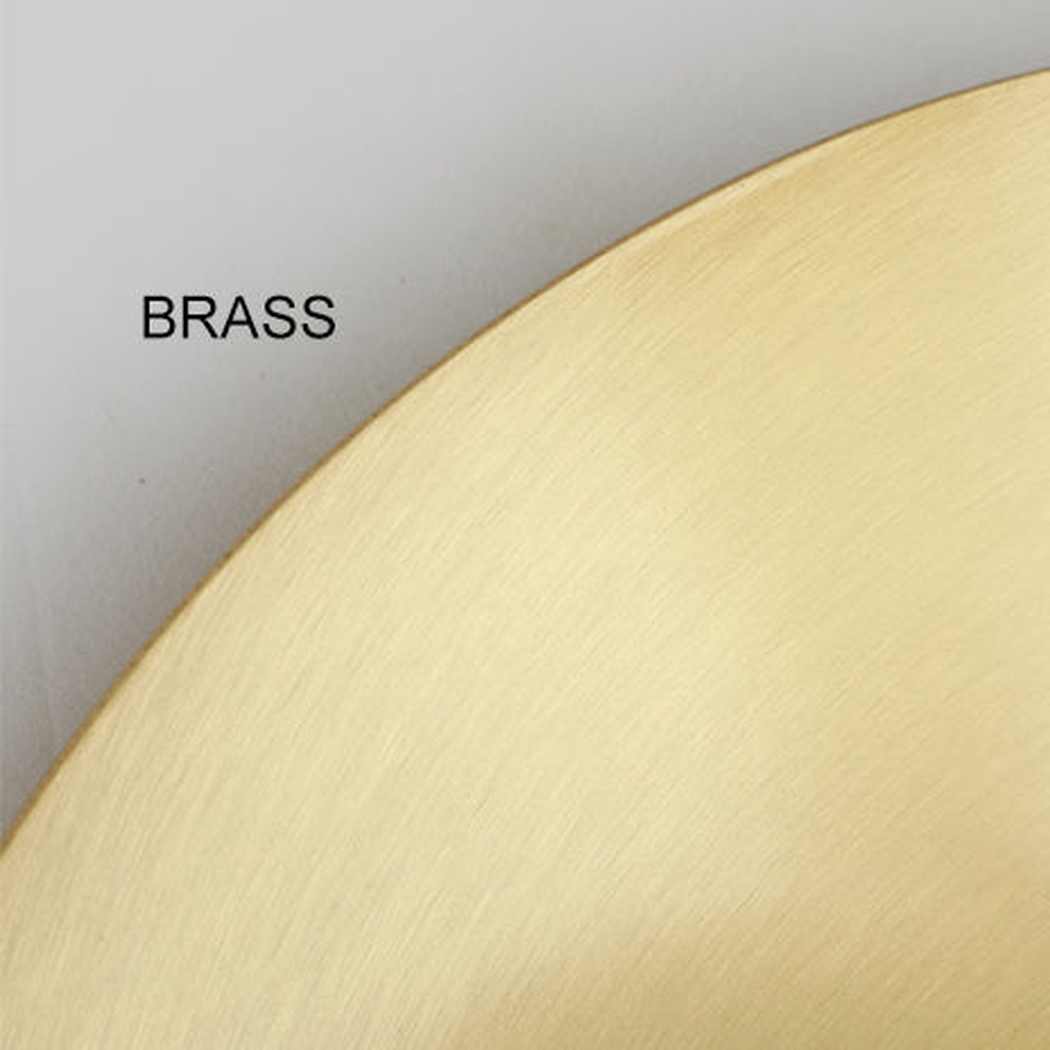 Rund Brass Plate Frosted Glass Mid Century Modern Wall Light / Ceiling Light - Image 13