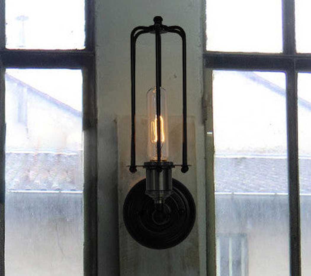 Pencil Cage Industrial Retro Vintage Wall Light - Image 2