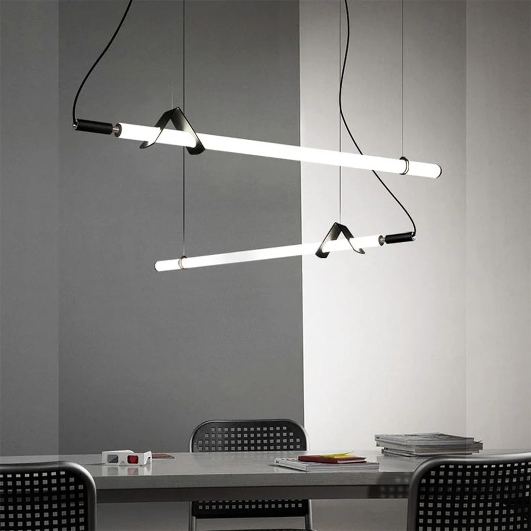 Sasaki Minimalist Linear Suspension Pendant Light - Image 10