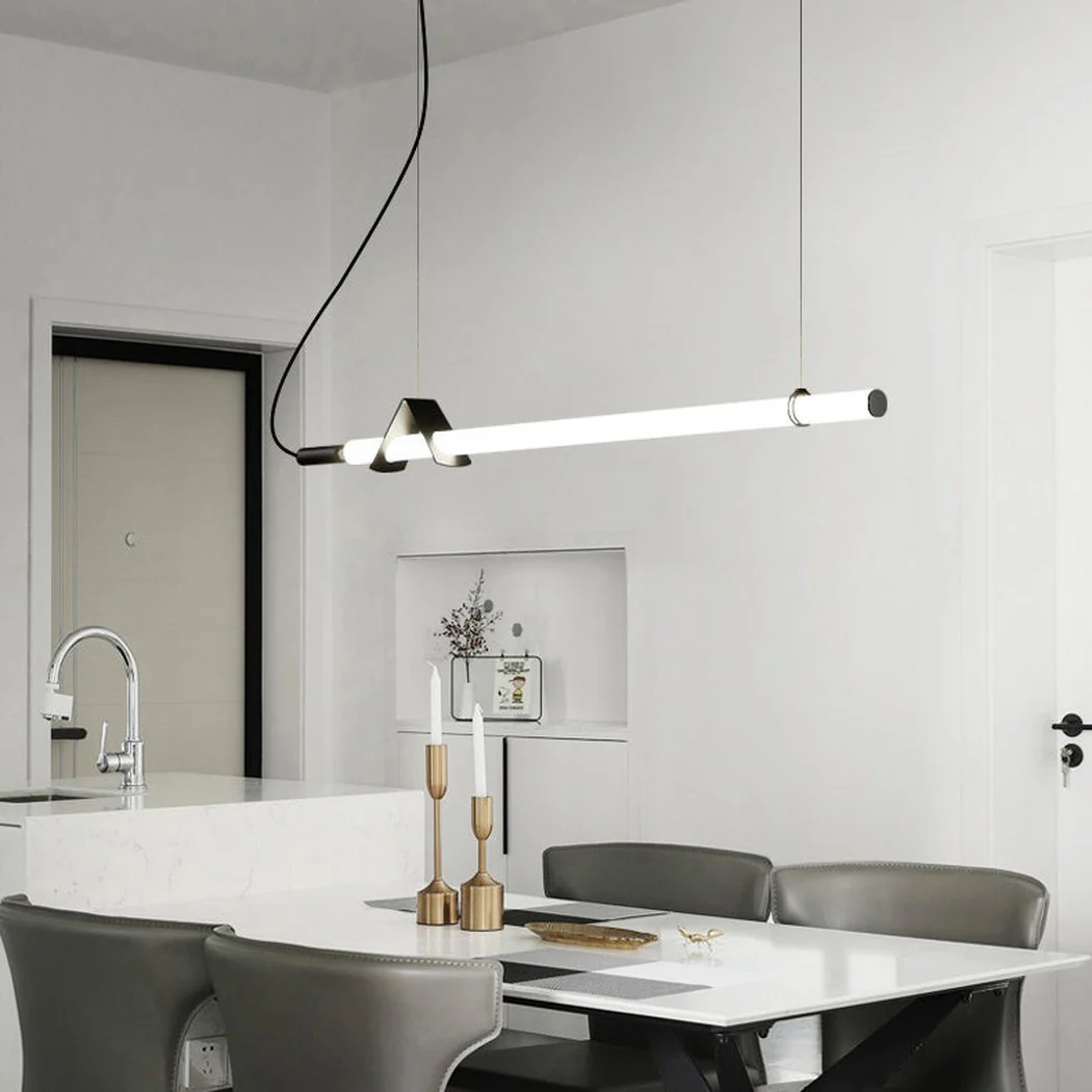 Sasaki Minimalist Linear Suspension Pendant Light - Image 12