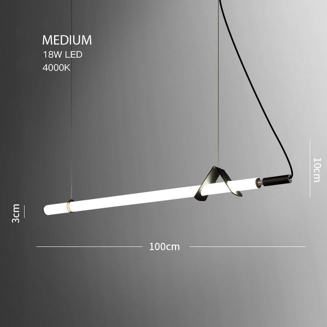 Sasaki Minimalist Linear Suspension Pendant Light - Image 14