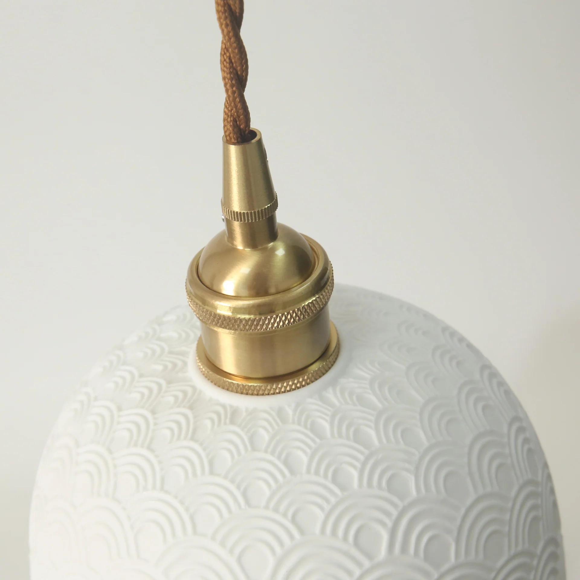 Seigaiha Japanese Wave Ceramic Pendant Light - Image 13