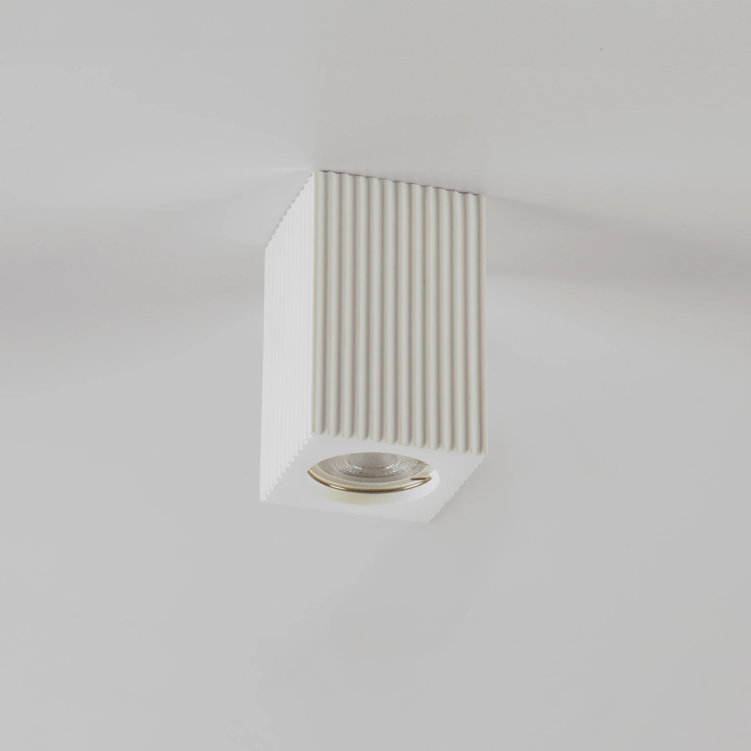 Shiro Fluted Minimalist Contemporary Ceiling Light - Image 10