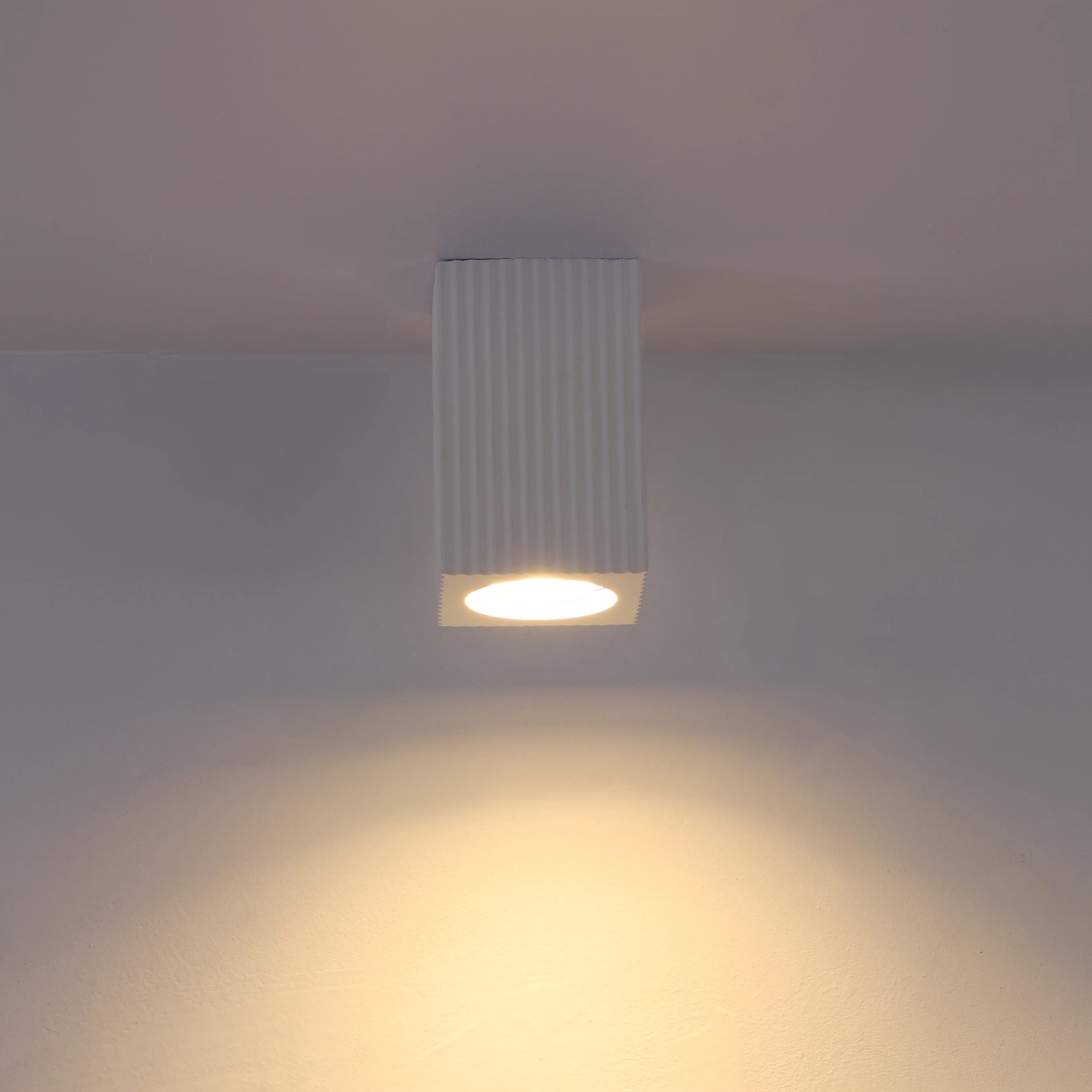 Shiro Fluted Minimalist Contemporary Ceiling Light - Image 4