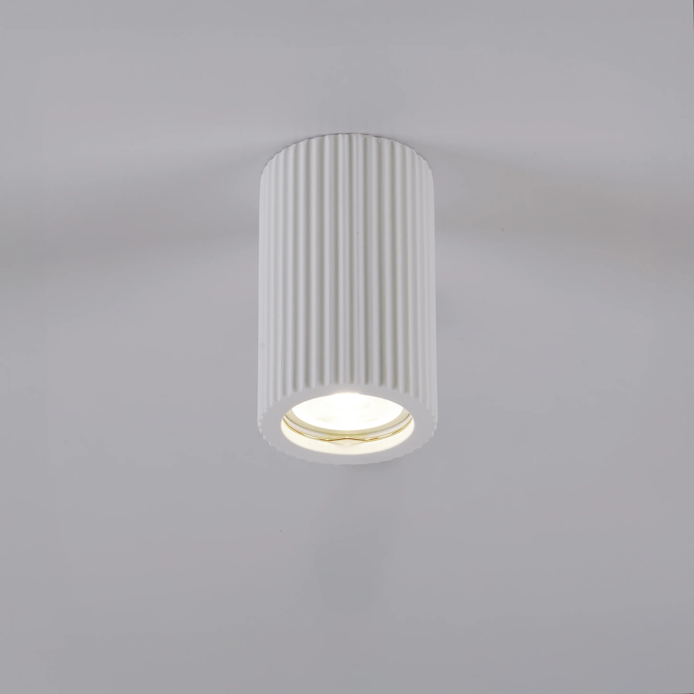 Shiro Fluted Minimalist Contemporary Ceiling Light - Image 5