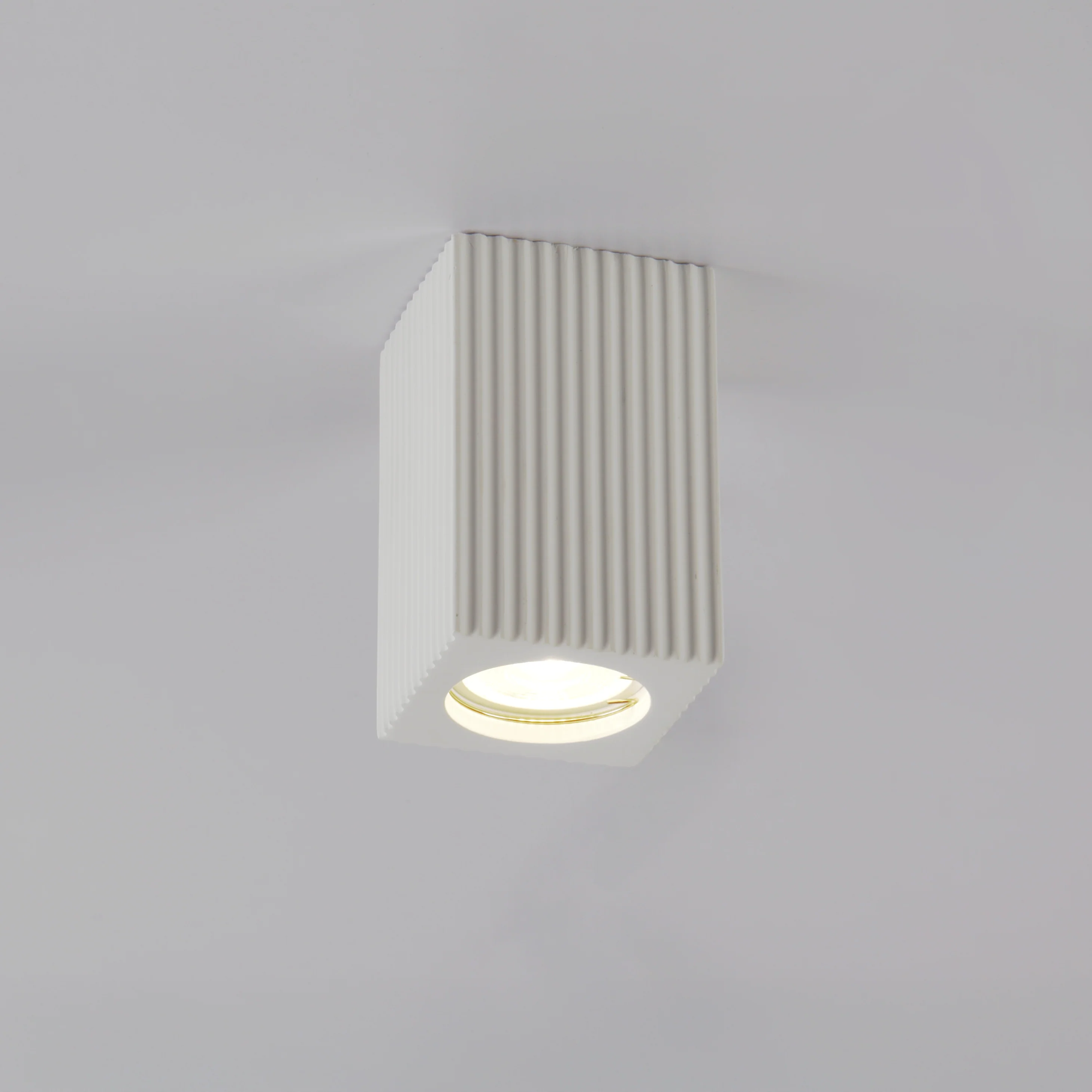 Shiro Fluted Minimalist Contemporary Ceiling Light - Image 6