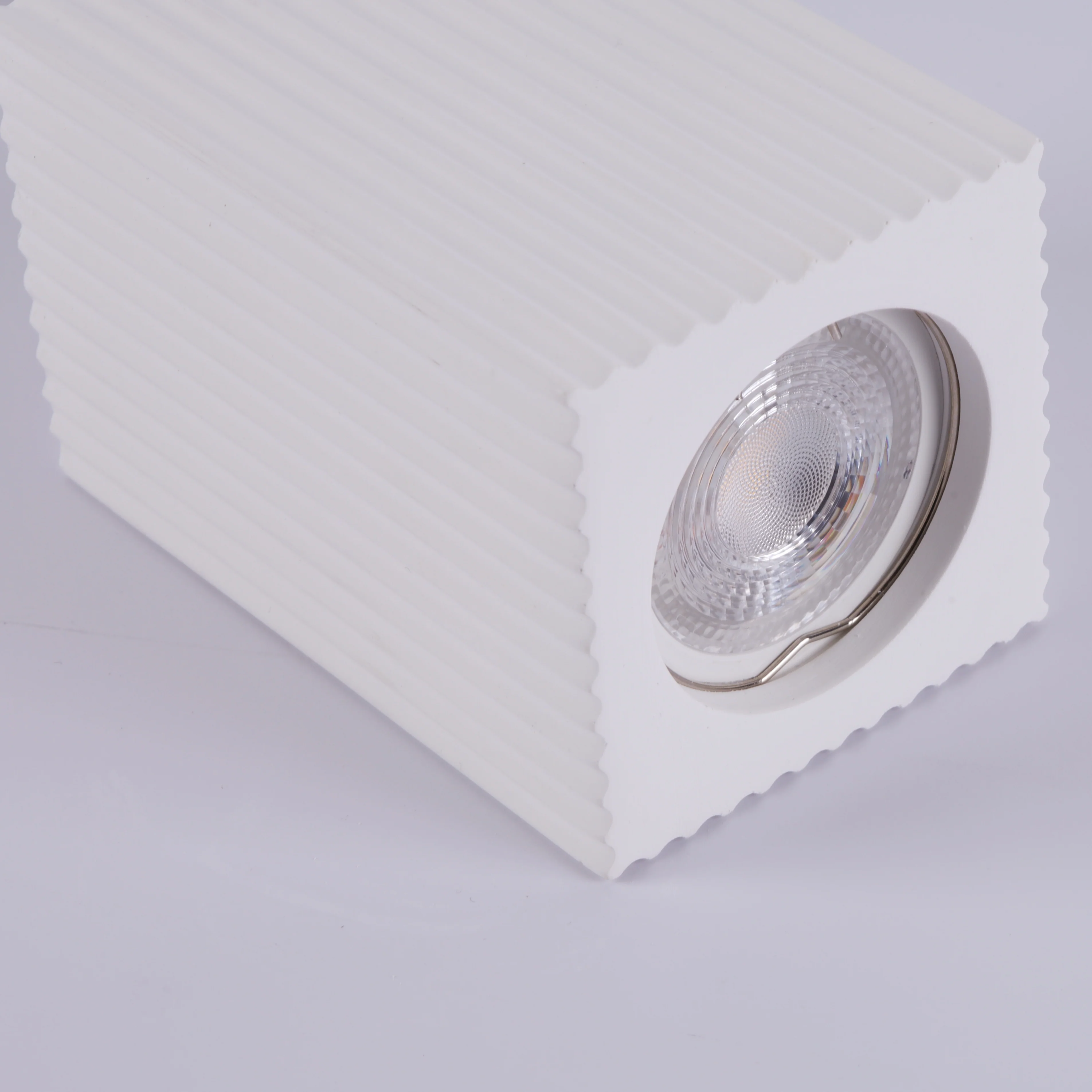Shiro Fluted Minimalist Contemporary Ceiling Light - Image 8