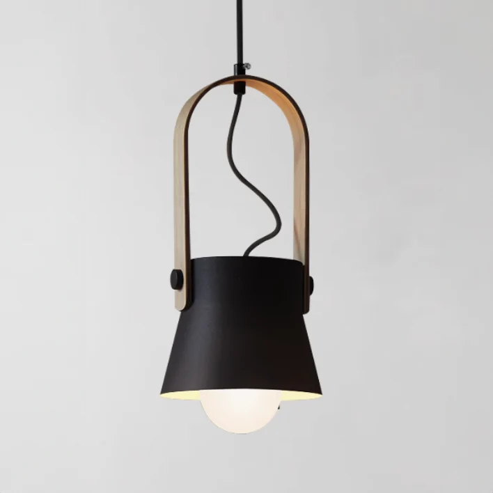 Scandi Minimalist Wooden Pendant Light - Image 10