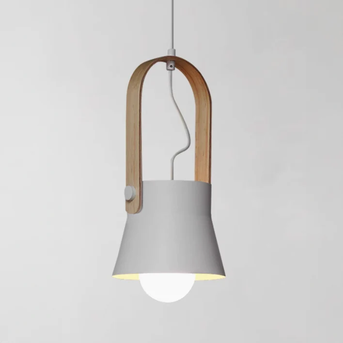 Scandi Minimalist Wooden Pendant Light - Image 11