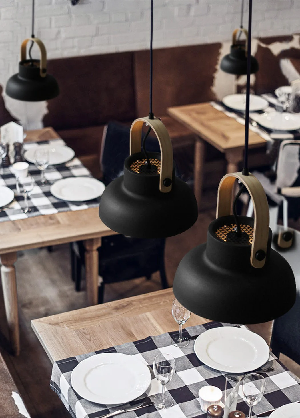 Scandi Minimalist Wooden Pendant Light - Image 12