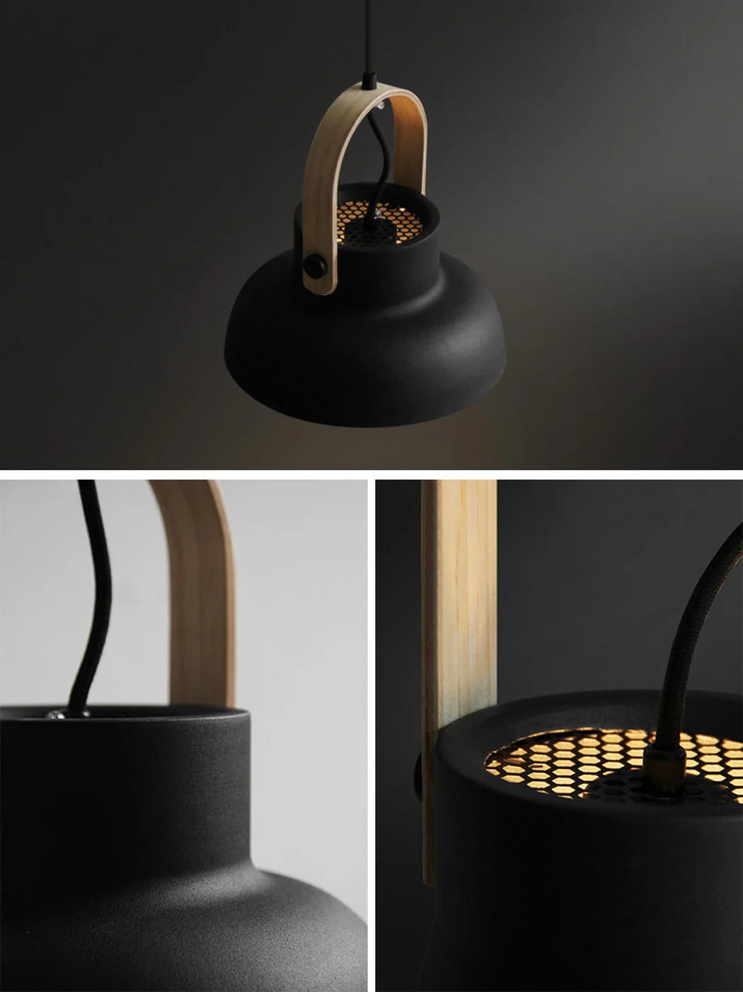 Scandi Minimalist Wooden Pendant Light - Image 13