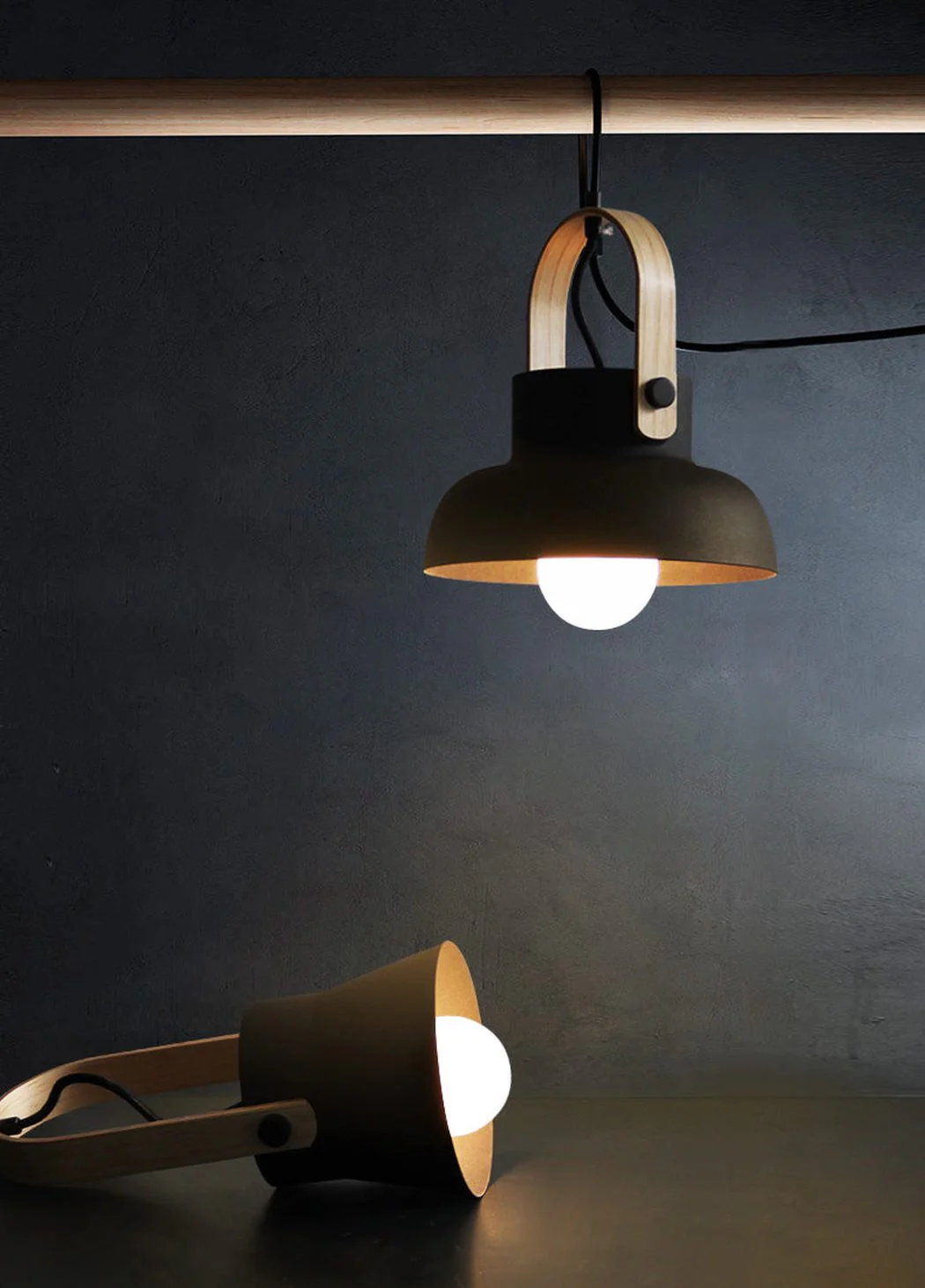 Scandi Minimalist Wooden Pendant Light - Image 17
