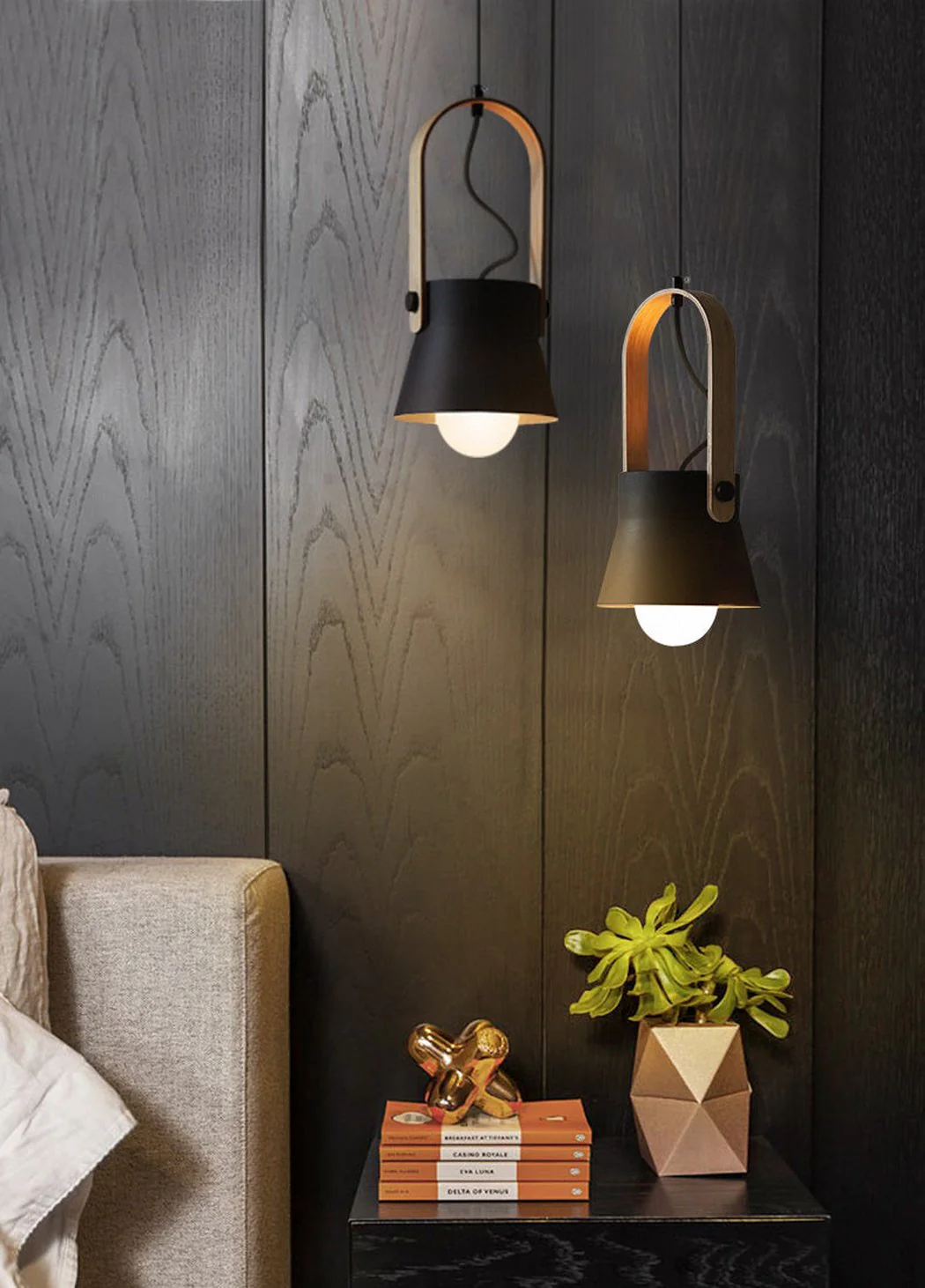 Scandi Minimalist Wooden Pendant Light - Image 18