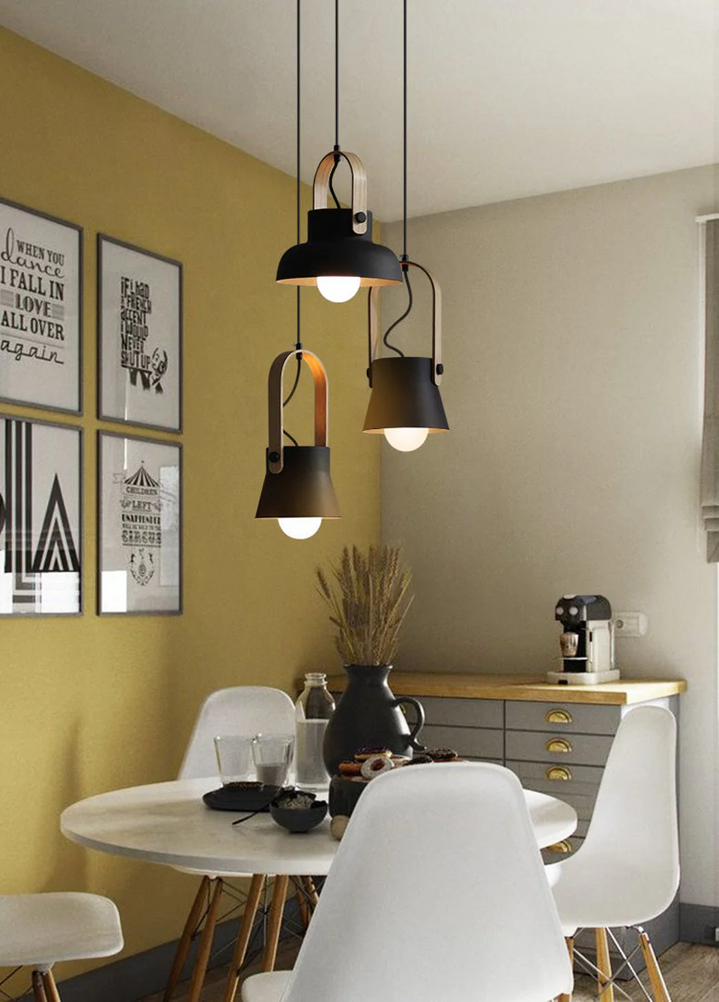 Scandi Minimalist Wooden Pendant Light - Image 19