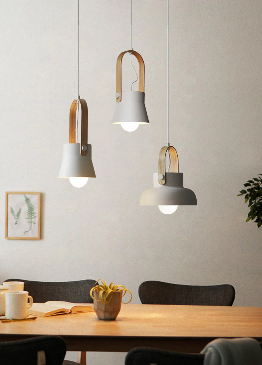 Scandi Minimalist Wooden Pendant Light - Image 20