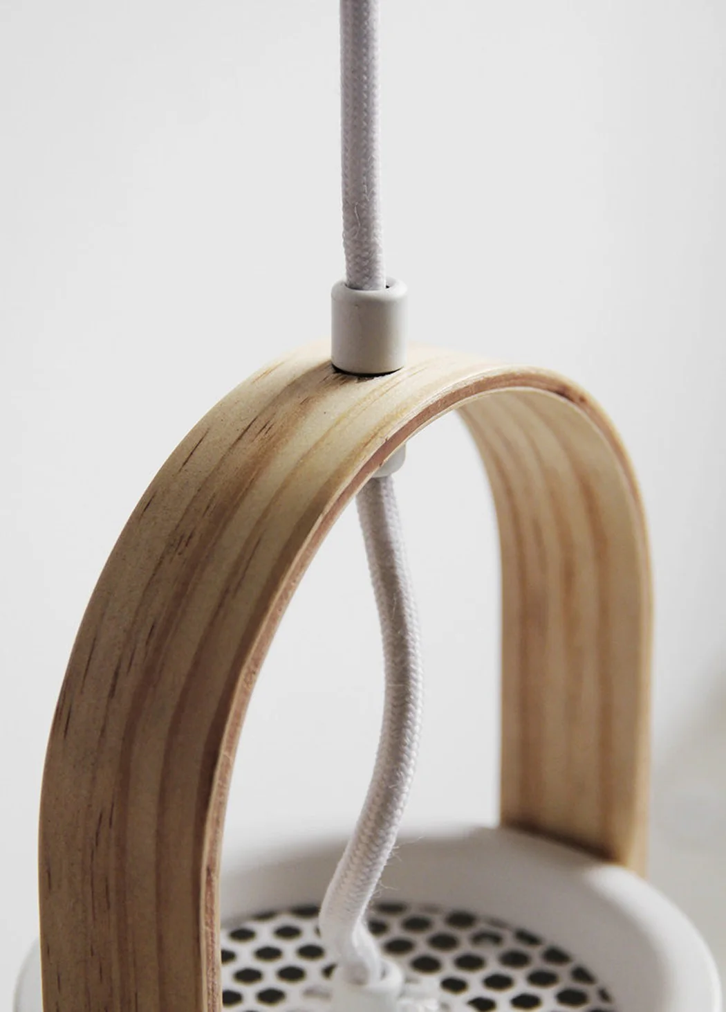 Scandi Minimalist Wooden Pendant Light - Image 4