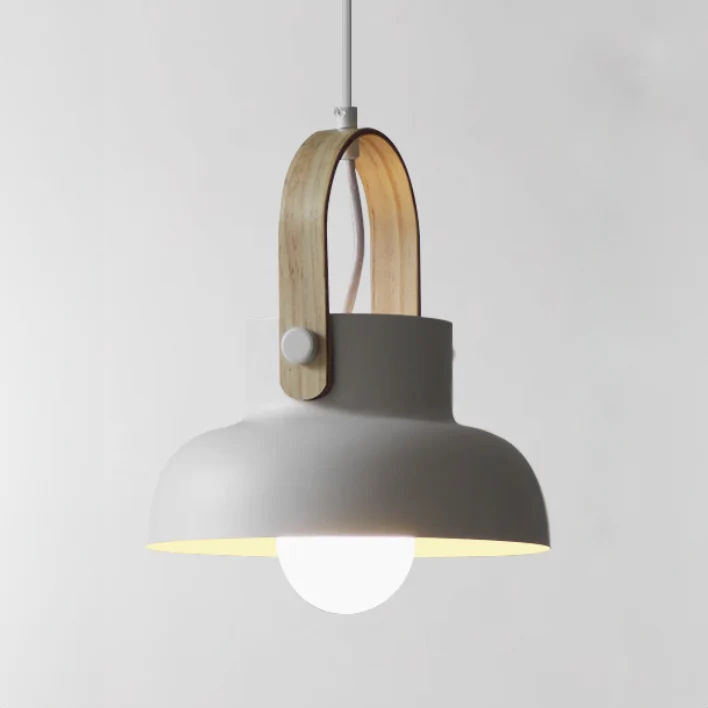 Scandi Minimalist Wooden Pendant Light - Image 7