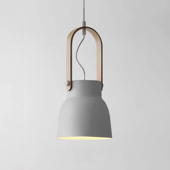 Scandi Minimalist Wooden Pendant Light - Image 9