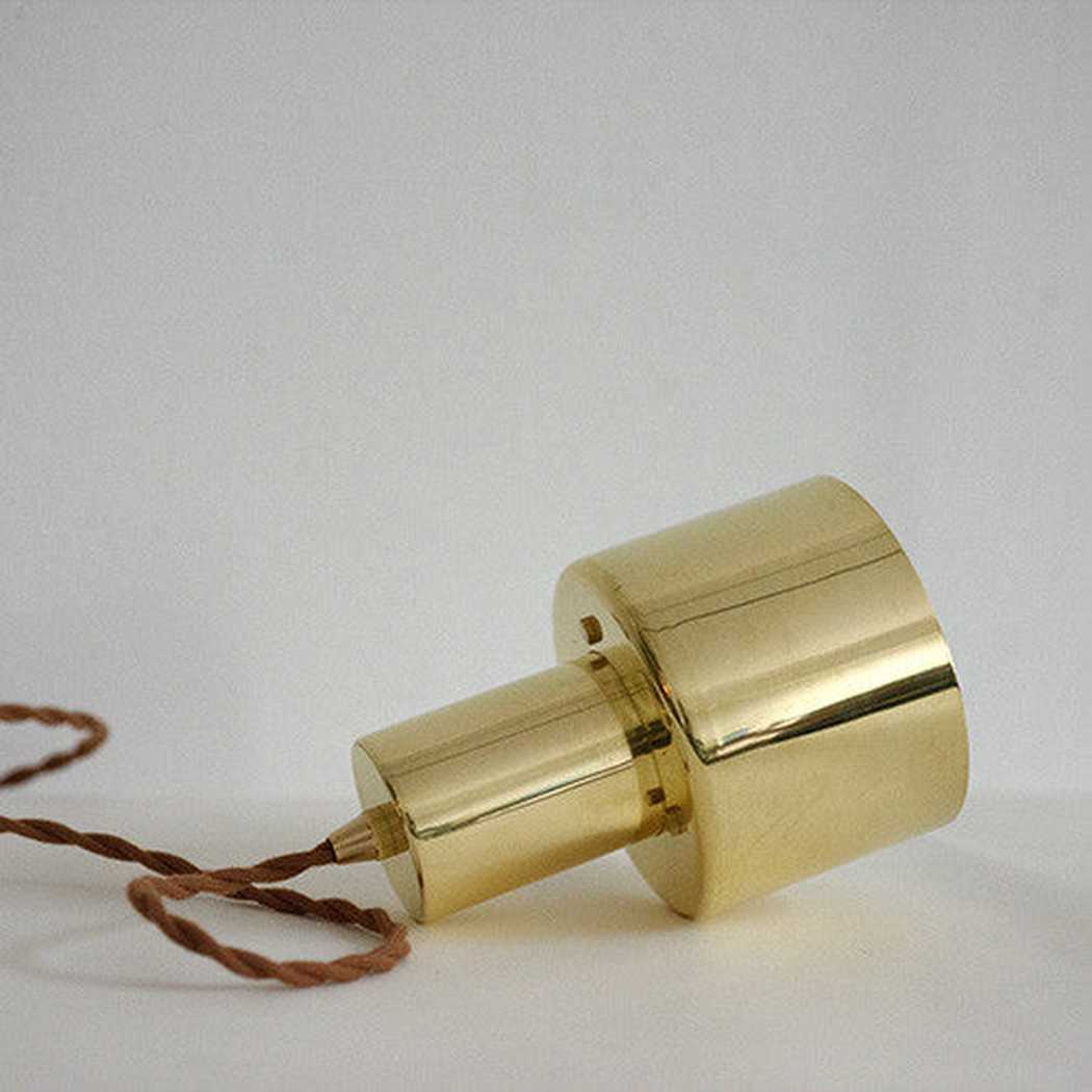 Smith's Brushed Brass Pendant Light - Image 5