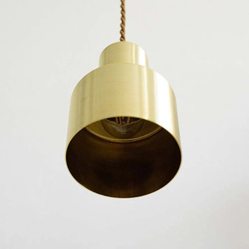 Smith's Brushed Brass Pendant Light - Image 6