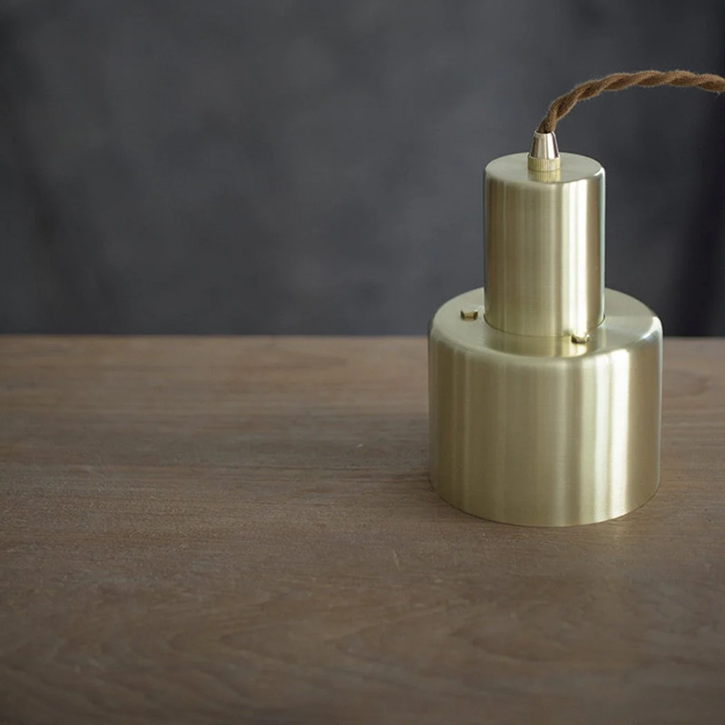 Smith's Brushed Brass Pendant Light - Image 8