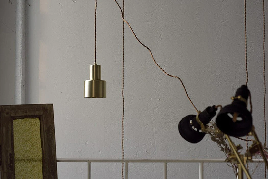 Smith's Brushed Brass Pendant Light - Image 9