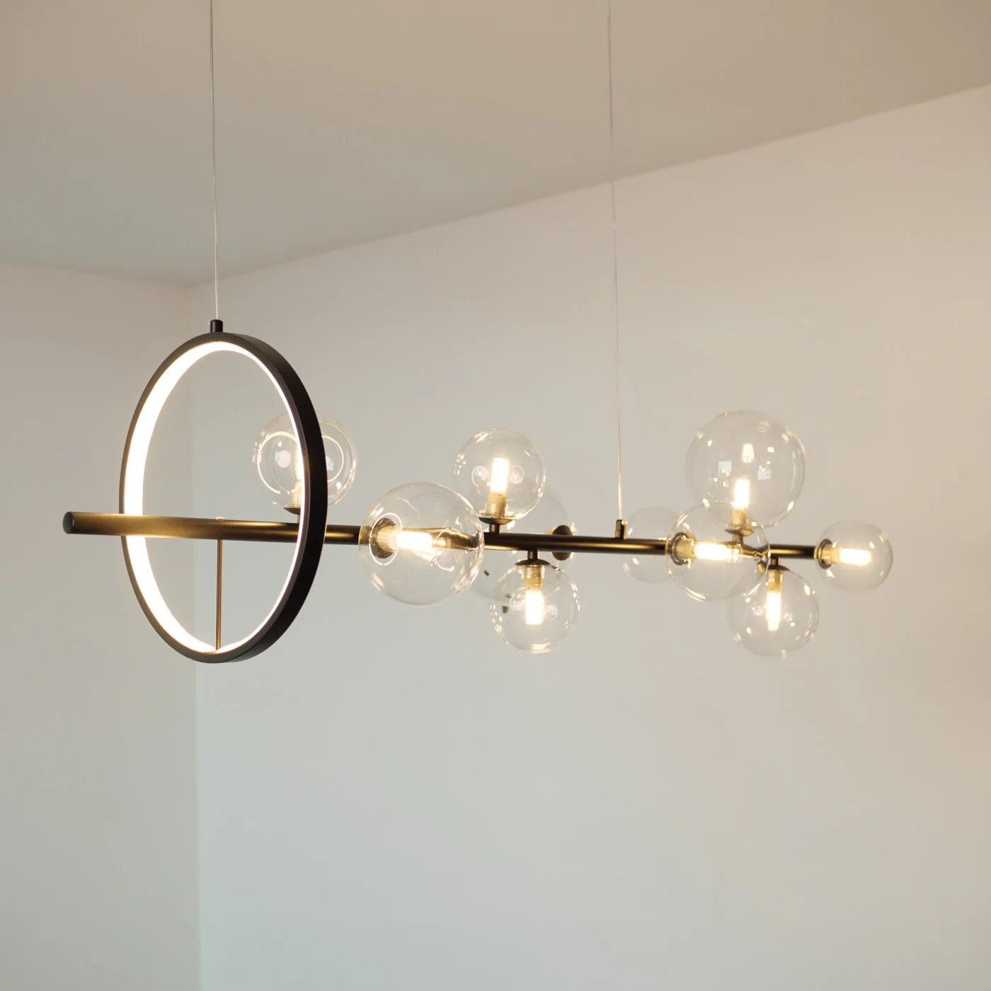 Soho modern luxury linear pendant light chandelier - Image 2
