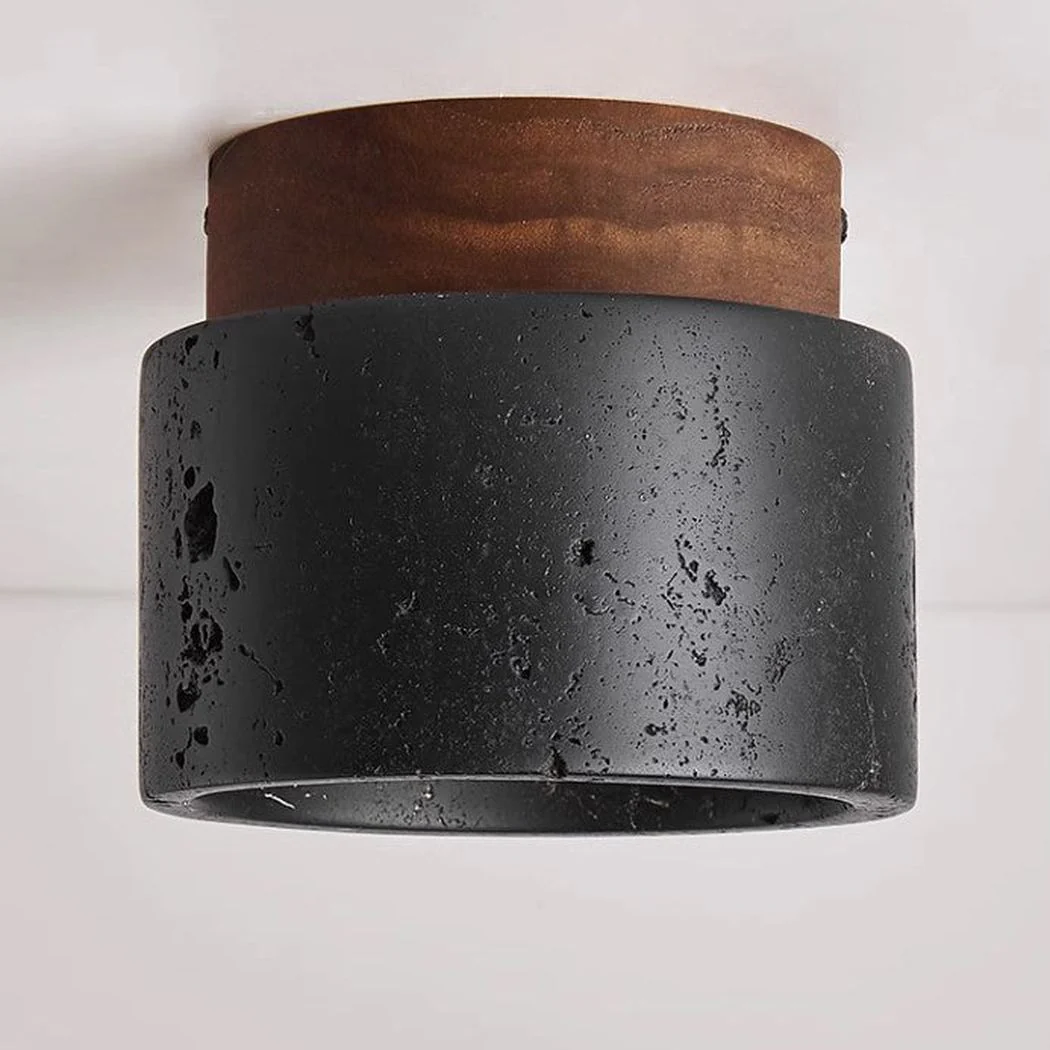 Sonoma Black Stone Ceiling Light - Image 6