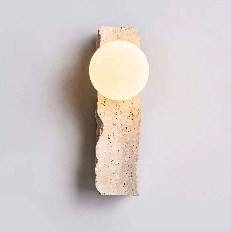 Sonoma Chisel Wabi Sabi Stone Wall Light / Sconce - Image 12