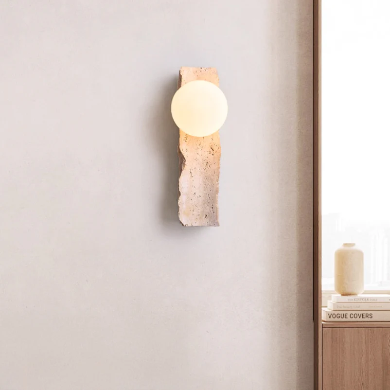 Sonoma Chisel Wabi Sabi Stone Wall Light / Sconce - Image 14