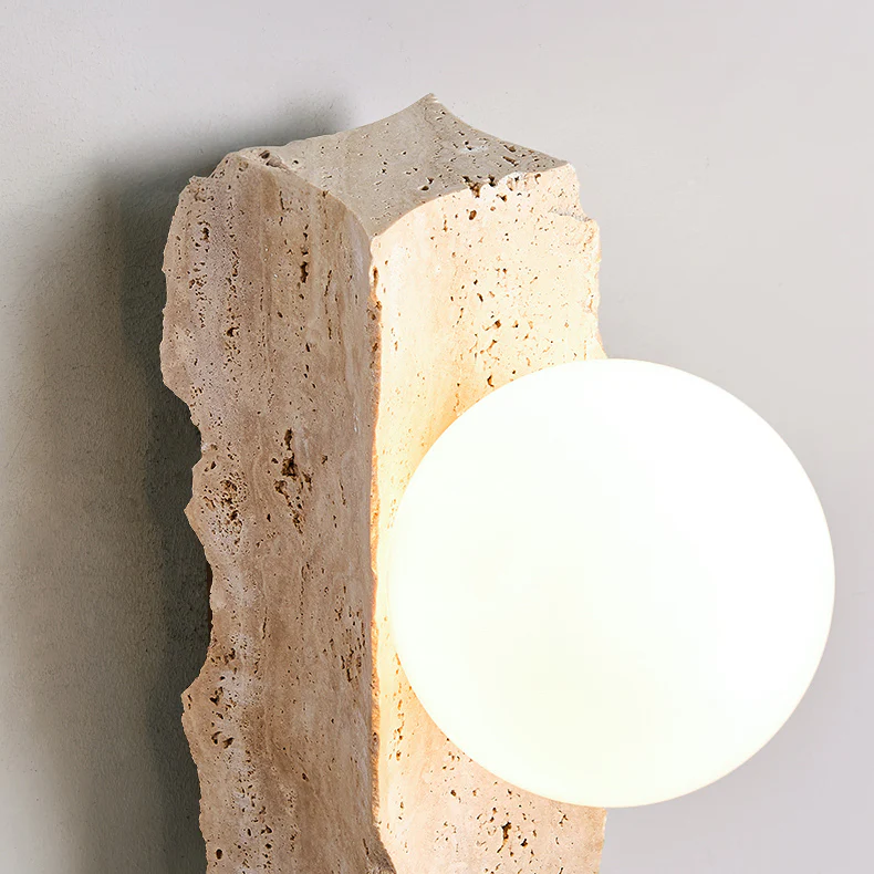 Sonoma Chisel Wabi Sabi Stone Wall Light / Sconce - Image 3