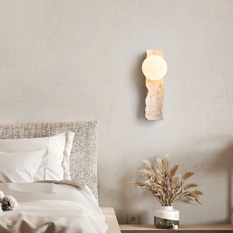 Sonoma Chisel Wabi Sabi Stone Wall Light / Sconce - Image 4