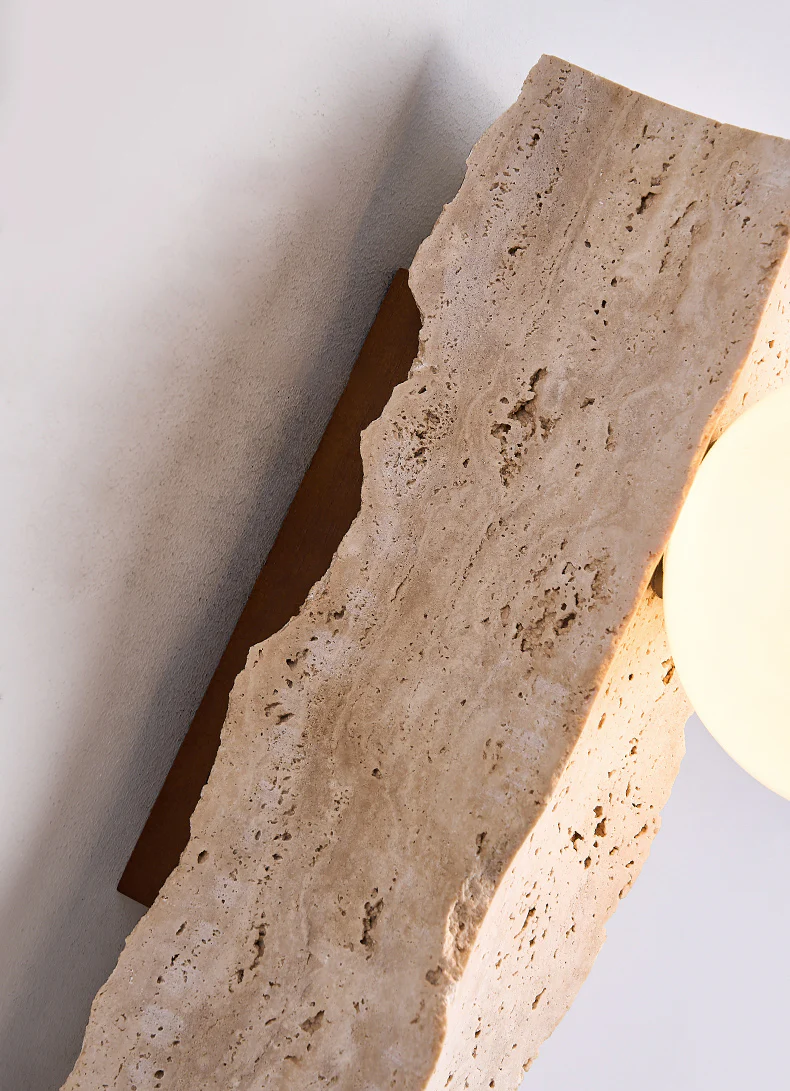 Sonoma Chisel Wabi Sabi Stone Wall Light / Sconce - Image 5