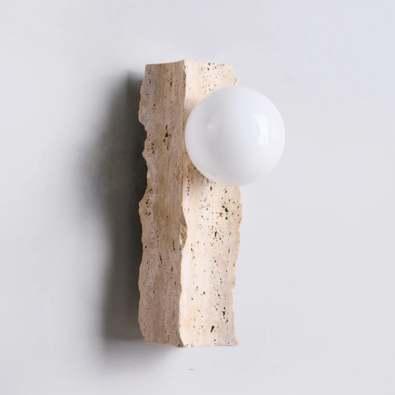 Sonoma Chisel Wabi Sabi Stone Wall Light / Sconce - Image 6