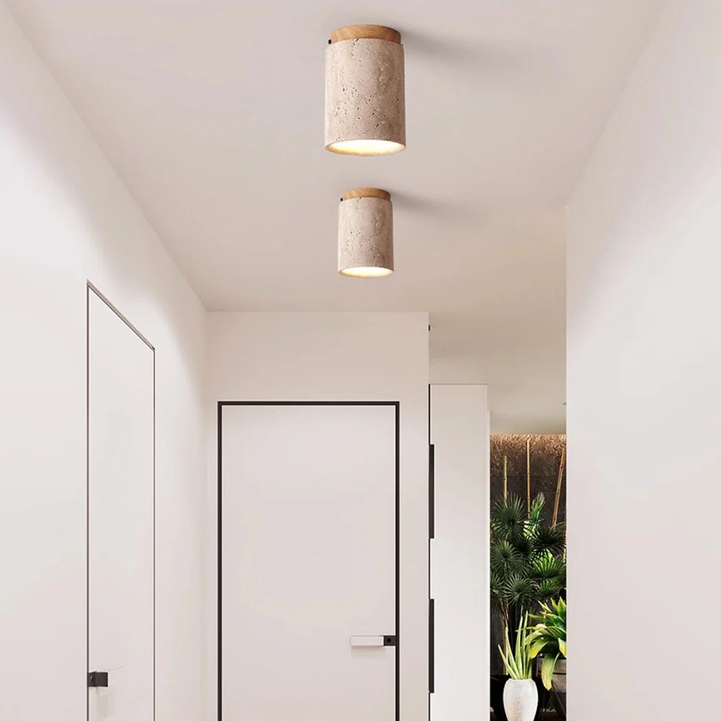 Sonoma Wood And Stone Minimalist Ceiling Light - Image 10
