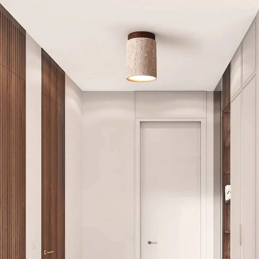 Sonoma Wood And Stone Minimalist Ceiling Light - Image 11