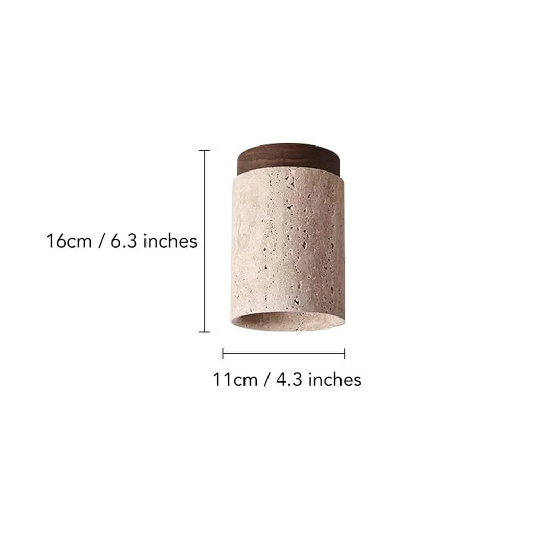 Sonoma Wood And Stone Minimalist Ceiling Light - Image 12