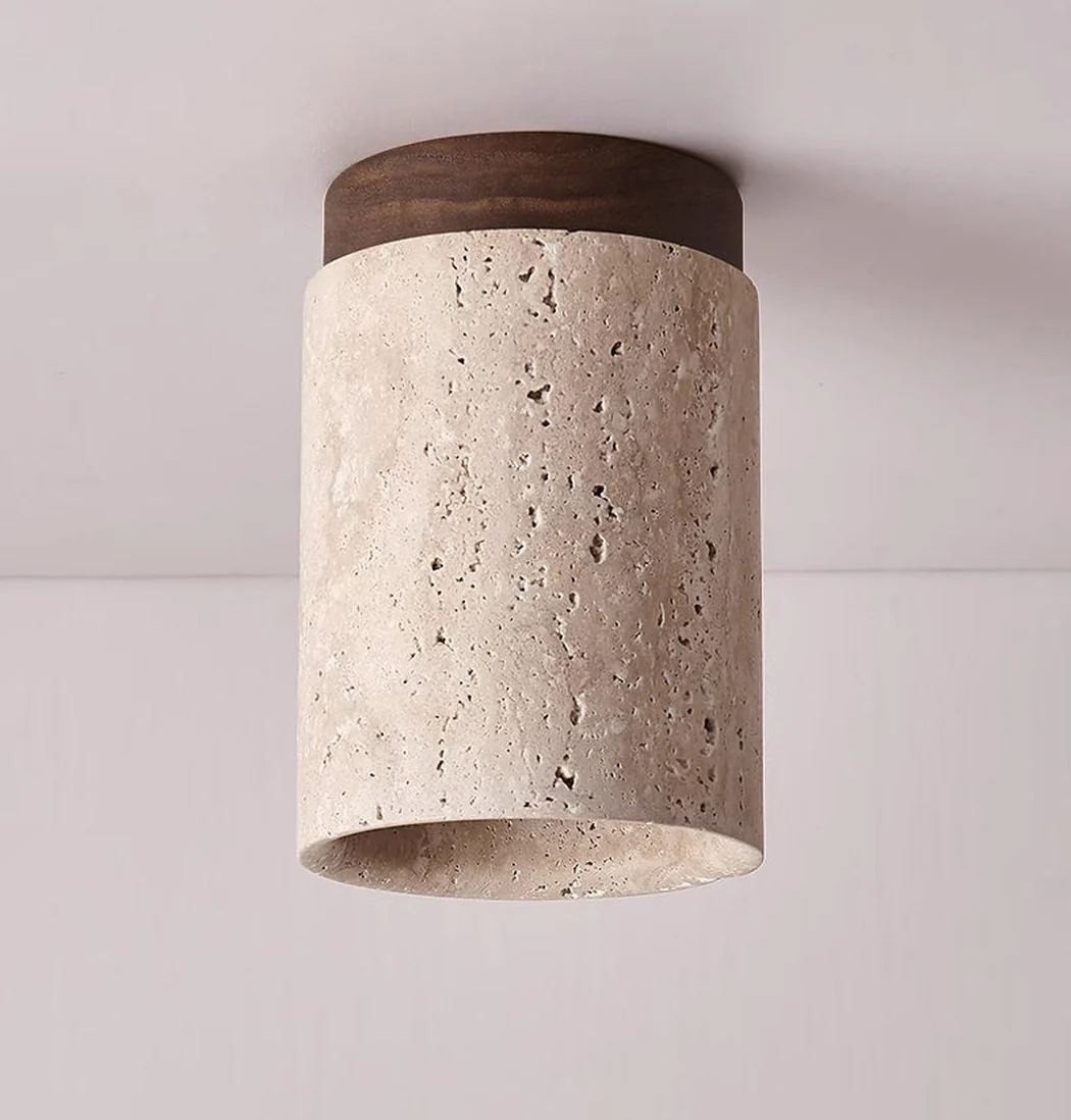 Sonoma Wood And Stone Minimalist Ceiling Light - Image 6