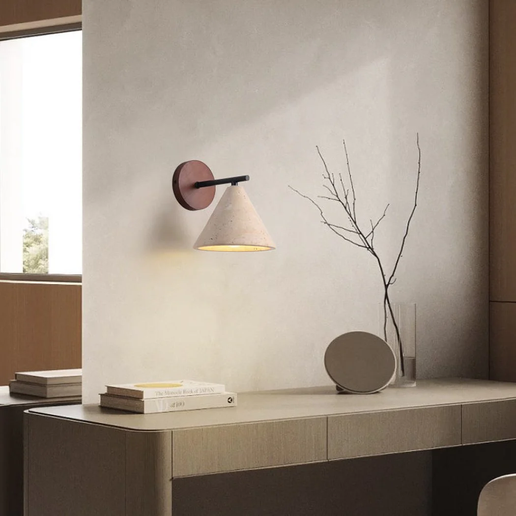 Sonoma Stone Cone Shade Wall Light - Image 2