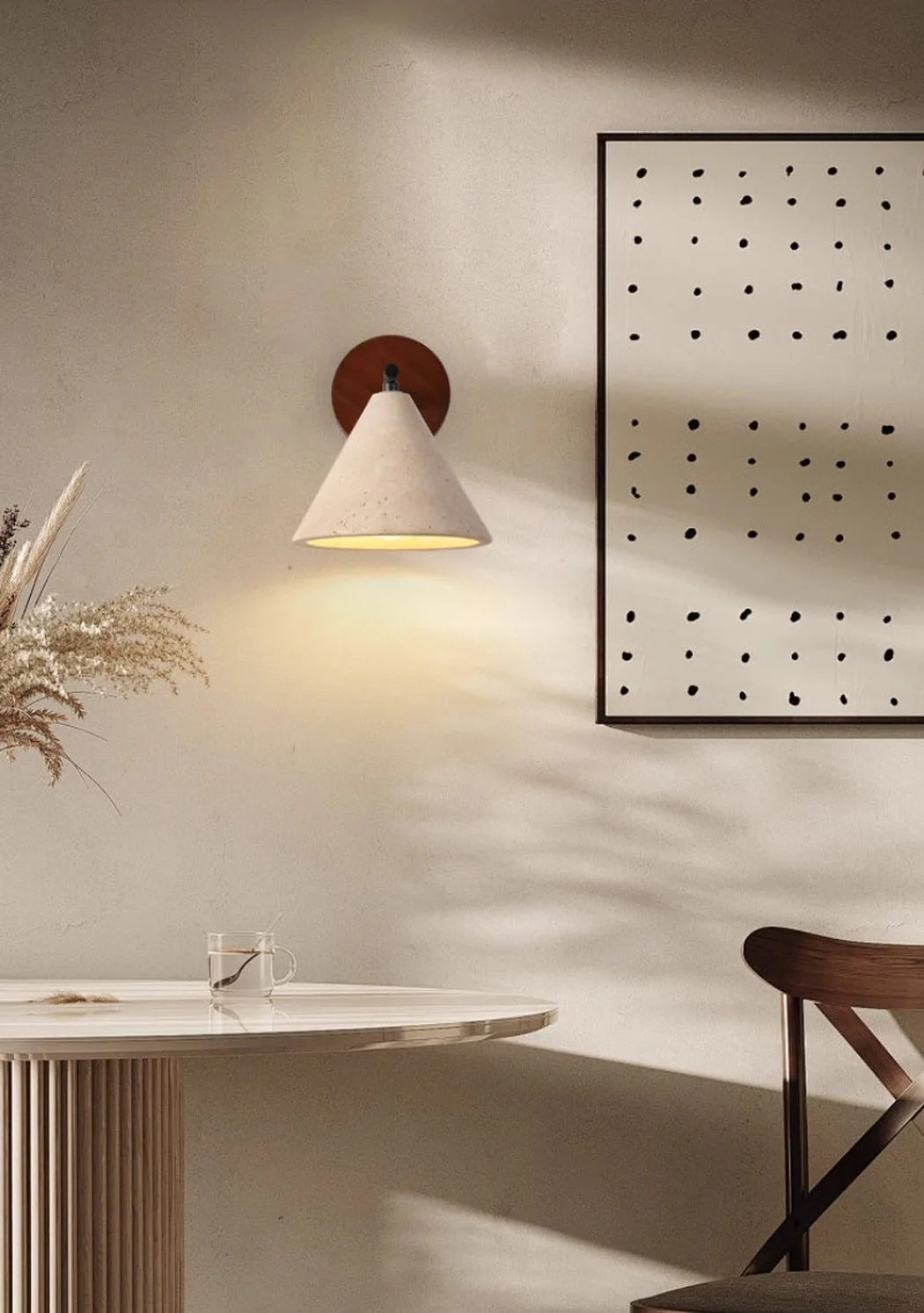 Sonoma Stone Cone Shade Wall Light - Image 7