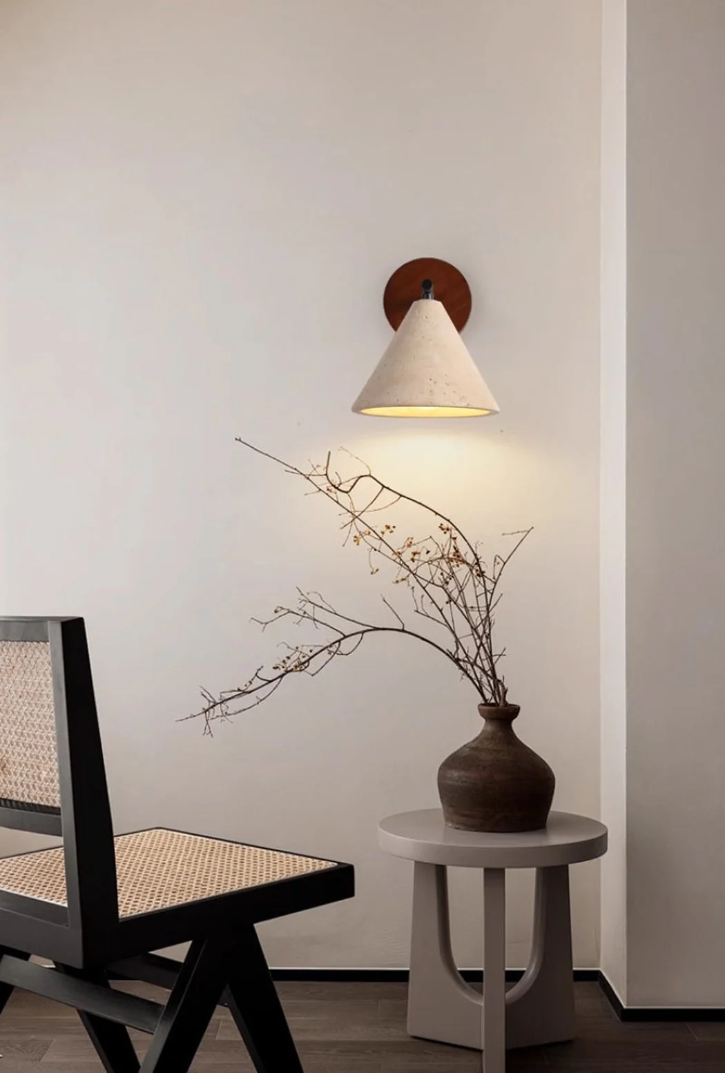 Sonoma Stone Cone Shade Wall Light - Image 9