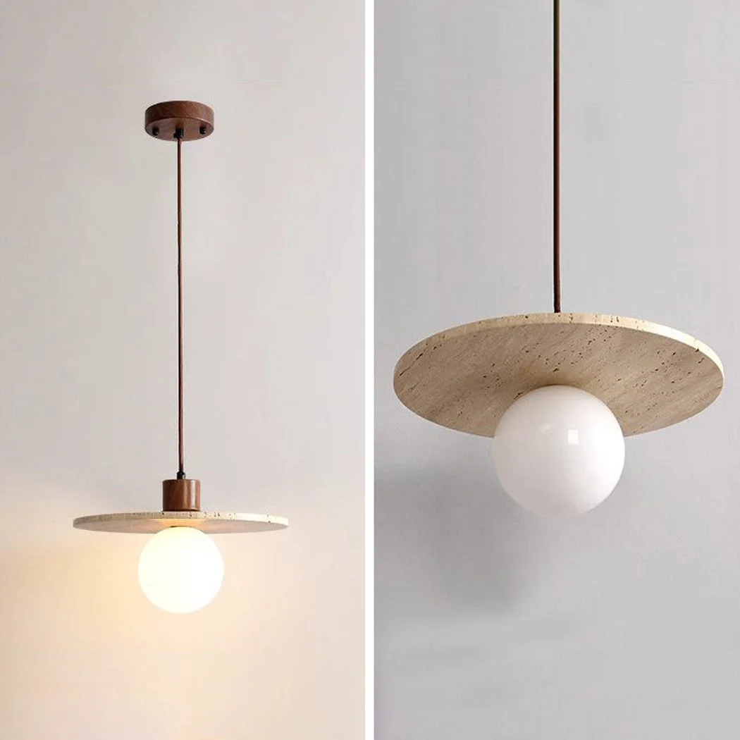 Sonoma Wood And Stone Minimalist Pendant Lights - Image 15