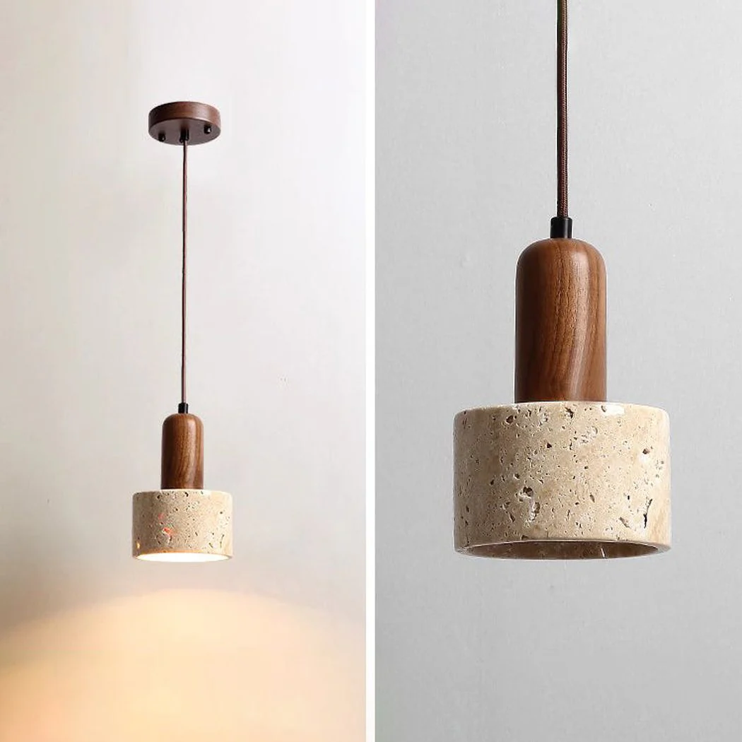 Sonoma Wood And Stone Minimalist Pendant Lights - Image 16