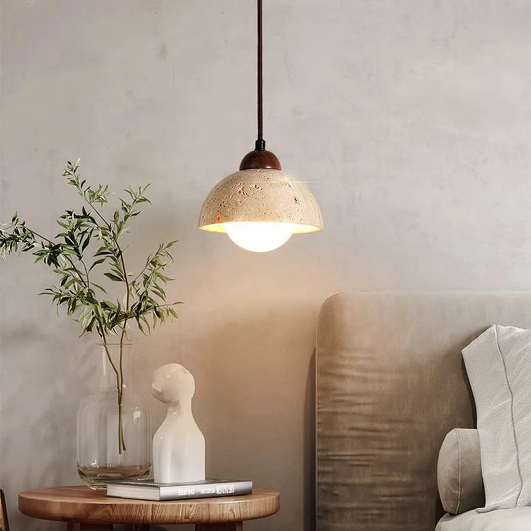 Sonoma Wood And Stone Minimalist Pendant Lights - Image 3