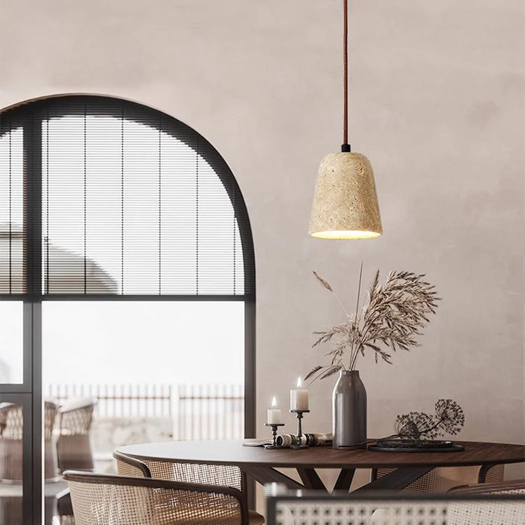 Sonoma Wood And Stone Minimalist Pendant Lights - Image 6
