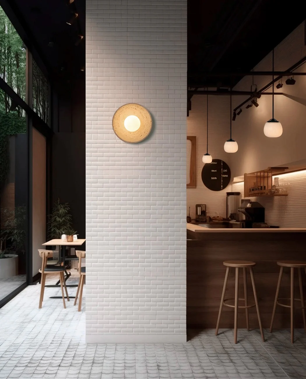 Sonoma Wabi Sabi Stone Wall Light / Sconce - Image 2