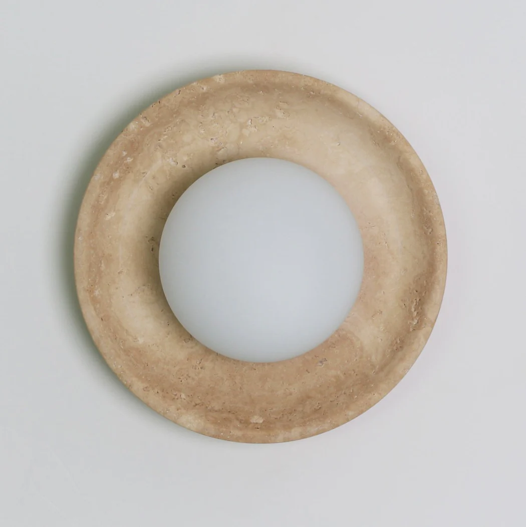Sonoma Wabi Sabi Stone Wall Light / Sconce - Image 8