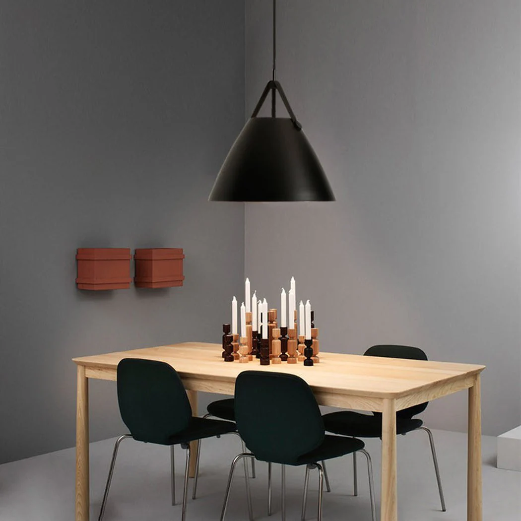 Leather Strap Suspension Minimalist Pendant Light - Image 13