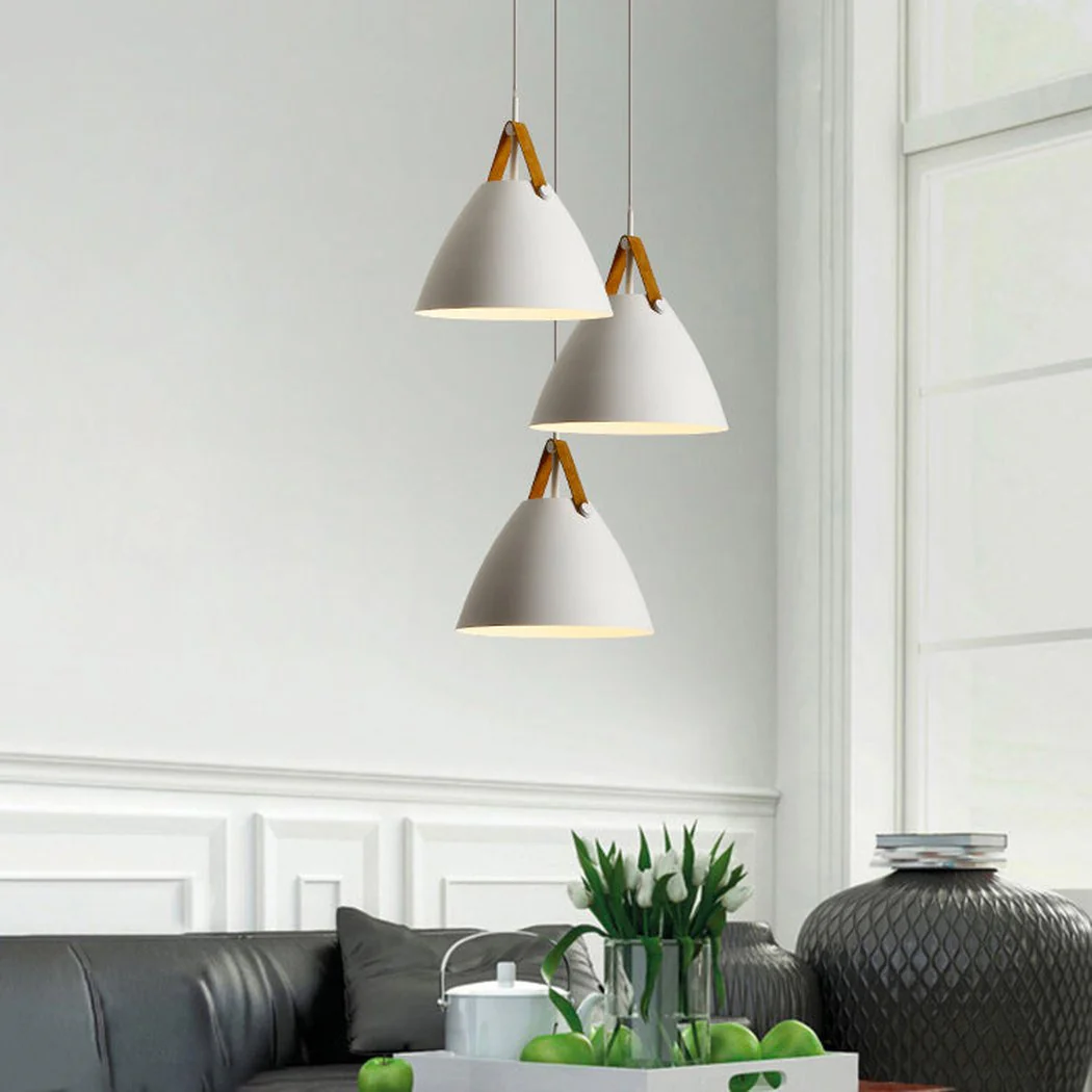 Leather Strap Suspension Minimalist Pendant Light - Image 15